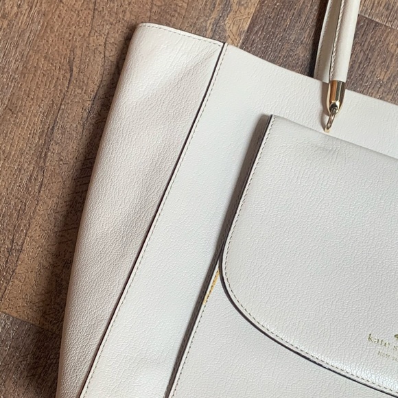Kate Spade bag - large carryall in cream! - Picture 3 of 8